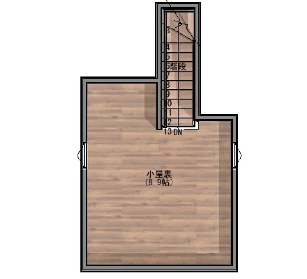 あきる野建売小屋裏